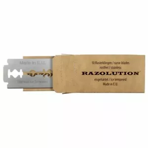 50 pz lame da barba RAZOLUTION per pialla da barba made in EU teflonizzate inossidabili - Foto 1 di 4