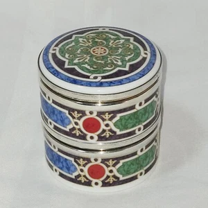 DISCONTINUED WEDGWOOD HIDDEN TREASURES WINDSOR BOX STERLING SILVER NEW IN BOX - Picture 1 of 7