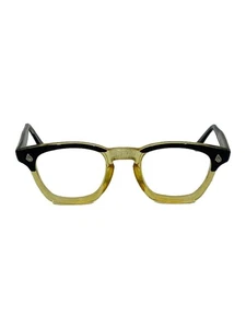 American Optical 50S/Safety/Vintage Glasses/Black Yellow/2 Tone/Made In Usa/Men' - Picture 1 of 8