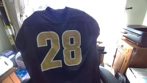 Los Angeles Rams Authentic NFL Trikot Herren Large Blau Marshall Faulk Football XL - Bild 1 von 4