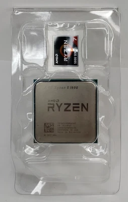 AMD Ryzen 5 1600 (AF) 3.2GHz 6 Core Socket AM4 CPU - Image 1 of 4