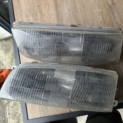 1996-2001 Mitsubishi Lancer EVO 4 OEM Mirage Front Headlights Lamp + Side Marker - Image 1 of 4