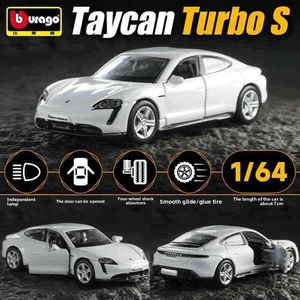  Bimgo 1:64 Porsche Taycan Turbo S Simulation Diecasts Car Model Collection - Picture 1 of 13