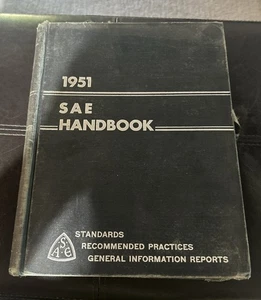 1951 SAE HANDBOOK standard recommended practice - Picture 1 of 11