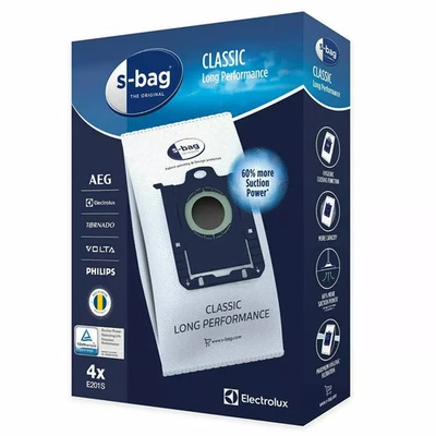 Genuine Electrolux S-bag E 201S Vacuum Cleaner Bags 9001684589 fits Philips AEG - Image 1 of 2