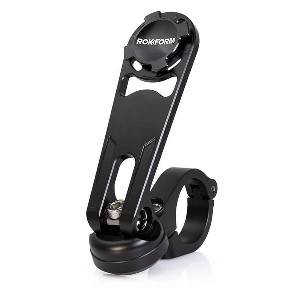 Rokform Pro Series Motorcycle Bar Phone Mount Twist Lock Aluminum Black - Image 1 of 1