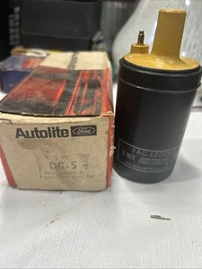 NOS FORD YELLOW TOP COIL B6A-12029-B SEE PHOTOS DG-5 - Picture 1 of 4