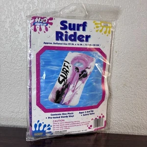 Tony H2O Surf's Up Kids Inflatable Surf Rider Vintage 29 x 16 Pink NEW - Picture 1 of 7