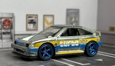 Honda CR-X Zamac 1985 personalizado Hot Wheels con pilotos reales Foto 1 de 4