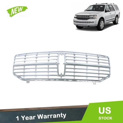 For Lincoln Navigator 07-14 Front Chrome Replacement Plastic Grill 7L7Z-8200-A - Image 1 of 4