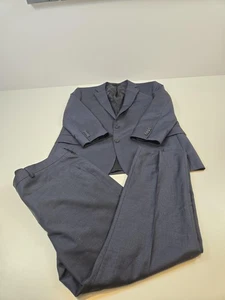 Brooks Brothers Suit Mens 46R W40 Blue Regent Fit Made In Italy Wool 2 Piece - Picture 1 of 19