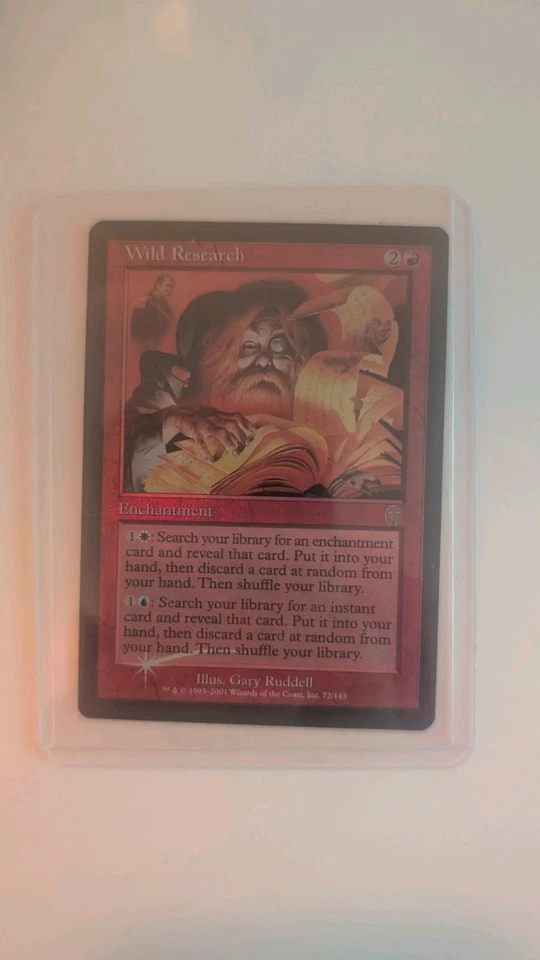 Magic The Gathering Wild Research Card *FOIL* - Good Condition - Image 1 of 1