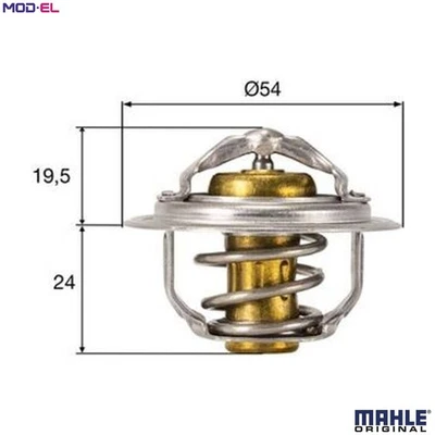 THERMOSTAT COOLANT TX 212 82D FOR SEAT AUDI A4/Allroad/S4 Q5/SUV A5/Sportback - Image 1 of 4