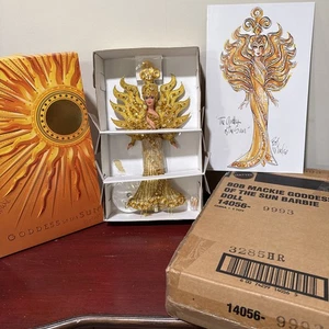 1995 Mattel Goddess of the Sun Bob Mackie Barbie Puppe #14056 NRFB mit Print & Box - Bild 1 von 9