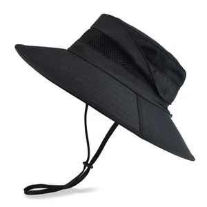 Waterproof Sun Hat UPF 50+ UV Protection Wide Brim Packable Fishing Hiking - Picture 1 of 8