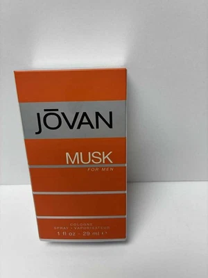 Spray de colonia Jovan Musk para hombre de Jovan, 1 onza líquida nuevo en caja Foto 1 de 4