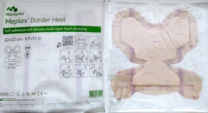 Molnlycke 282790 Mepilex Bordüre Fersenschaum Verband 8,7” x 9,1” - 10 Stück - Bild 1 von 3