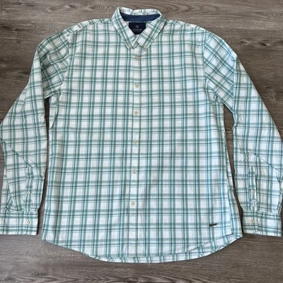 Camisa de manga larga a cuadros Scotch Soda con botones para hombre XLarge Foto 1 de 4
