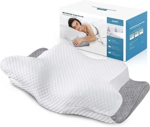 Adjustable Cervical Memory Foam Pillow, Odorless Neck Pillows for Pain Relief... - Picture 1 of 7