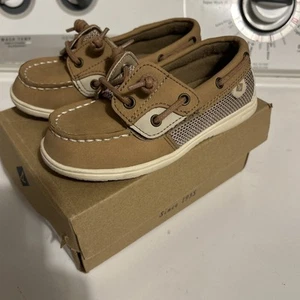Girls Toddler Sperry Boat Shoes Size 10c - Picture 1 of 8