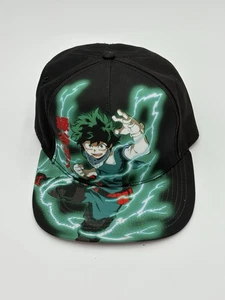 My Hero Academia Snapback Cap Hat Cosplay Funimation Bioworld Black Adult OSFM - Picture 1 of 6