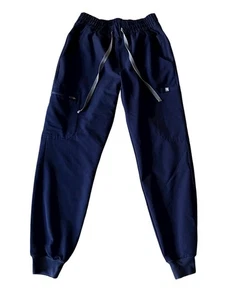 FIGS High Waisted Uman Relaxed Jogger Scrub Pants Damen XS Navy Blau - Bild 1 von 3