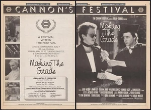 MAKING THE GRADE - Original 1984 Trade AD / poster _ Judd Nelson _ Jonna Lee - Picture 1 of 3
