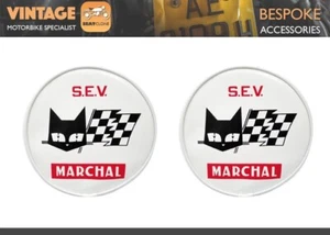 S.E.V MARCHAL FANTASTIC 670/680 672/682 PADDED SPOT FOG RALLY LIGHT COVER Z212*2 - Picture 1 of 6