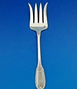Antike Sardinen oder kleine Serviergabel Französisch Sterling 4 Zinken 5 3/4" (2851) - Bild 1 von 5