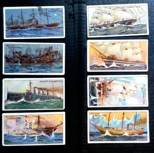 Tarjetas de cigarrillo de barcos celebrados X 15 testamentos antiguos de 1911 - Imagen 1 de 11