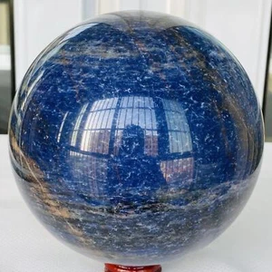 Esfera de bola de sodalita azul cristal curativo piedra preciosa natural cuarzo 3780G - Imagen 1 de 12