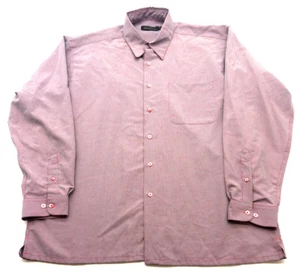 Bugatchi Uomo Long Sleeve Button Down Men's XL Red Gray Check Shirt 2313 - Picture 1 of 6