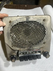 Vintage Chevy Chieftain Classic tube Radio Parts Speaker Unit Box Old 984750 - Picture 1 of 20