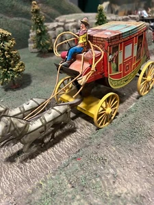 North Western Product Vintage 1950s - North Western Stage Line Coach Tin - Picture 1 of 5