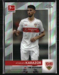 Atakan Karazor 2021 Topps Chrome Bundesliga Refractor #91 Soccer Card