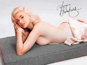 FOTO FIRMADA REIMPRESIÓN DE JAYNE MANSFIELD TALLA 8"X11". #3 - Imagen 1 de 1