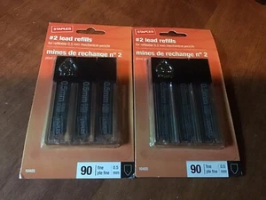 #2 Lead Refills for Mechanical Pencils 0.5mm 360 Sticks 4 Packs Of 90 - Picture 1 of 4