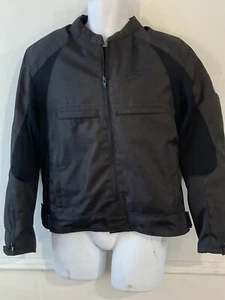 Fulmer Street Moto Air Men's M Black Lined Motorcycle Jacket Armour j73 - Picture 1 of 3