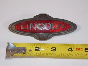 Insignia emblema tapa maletero vehículo coche vehículo coche KA modelo Lincoln 33 1932 de colección - Imagen 1 de 6