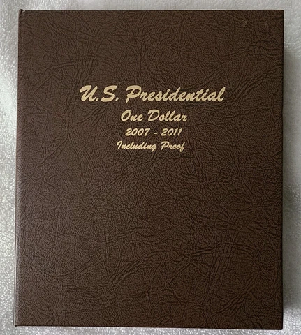 2007-2011 P & D & S PRESIDENTIAL DOLLAR SET IN a NEW DANSCO ALBUM Cover