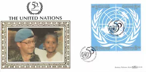 (139276) Nazioni Unite EUROPA GB Benham GL46 Guernsey FDC 1995 83/500 - Foto 1 di 2