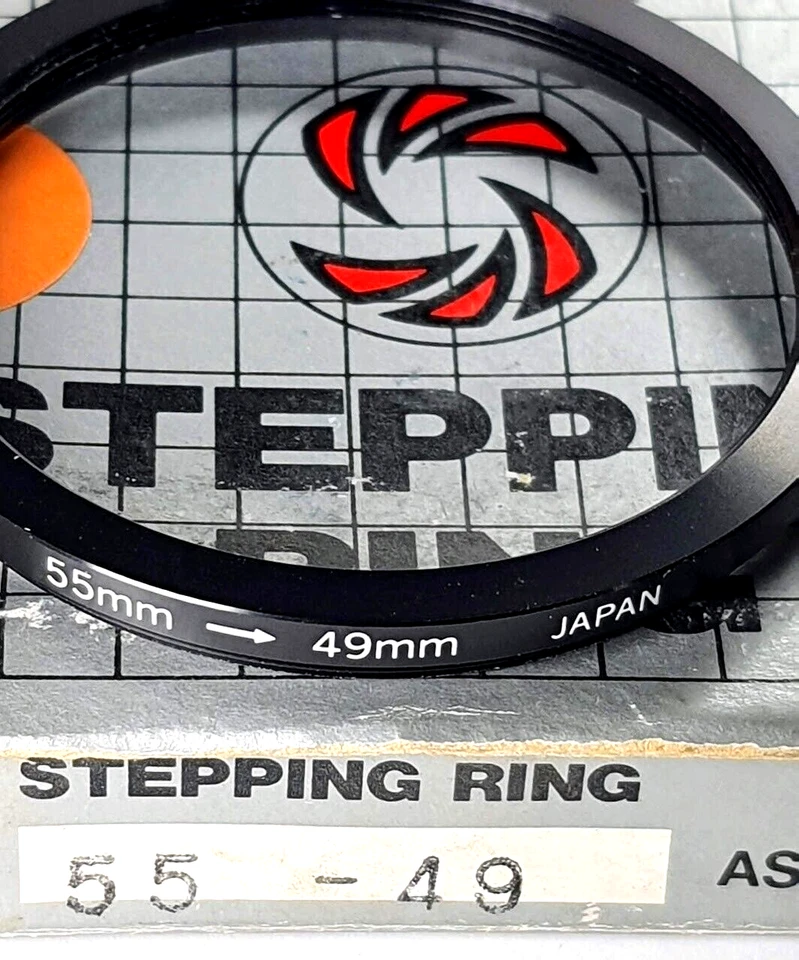 55-49mm Step-Down Lens Filter Converter Adapter Ring 55mm-49mm Metal E55-E49 - Image 1 of 4