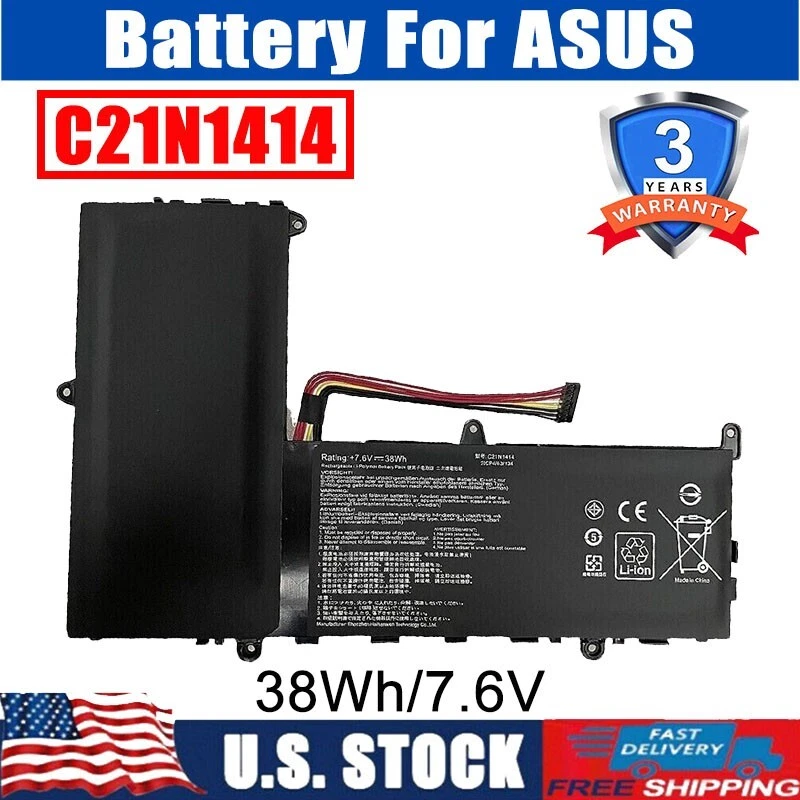 ✅Batería C21N1414 para ASUS EeeBook X205T X205TA X205TA-BING-FD015B C21PQ91 38Wh Foto 1 de 4