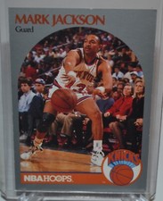 1990 NBA Hoops Mark Jackson Knicks with Menendez Brothers Courtside