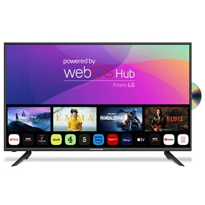 Ferguson 32 inch Smart WebOS TV WiFi DVD Player HD Ready Frameless 2 HDMI 2 USB - Picture 1 of 6