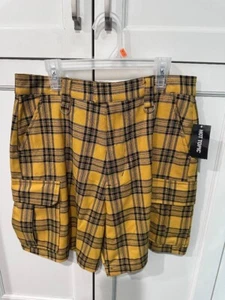 Nuevos pantalones cortos a cuadros Tema caliente adolescente moda media gótico punk - Imagen 1 de 3
