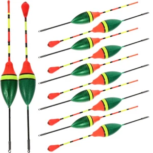20 Pcs Fishing Gear Tackles Float Buoy Floats Slip for Line - Picture 1 of 12