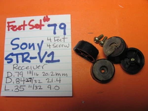📈FEET SET #79 SONY STR-V1 STEREO RECEIVER - Picture 1 of 1