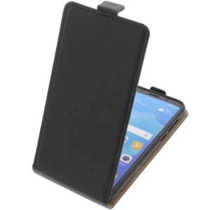 Custodia per Huawei Y5 Prime 2018 Cellulare Modello Flip Case Protettiva Nero - Foto 1 di 4