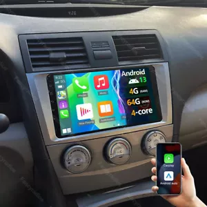 Para Toyota Camry 2007-2011 Android 13 Apple CarPlay Coche Estéreo GPS WIFI BT Radio - Imagen 1 de 13